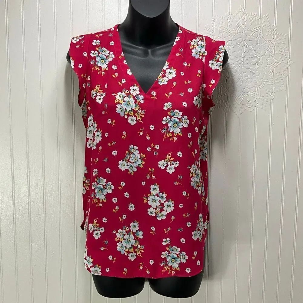 LOFT Floral Blouse